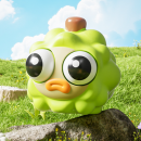 Exploding Eye Fruit Squishy Stress Relief Toy