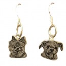 Customized pet portrait earrings