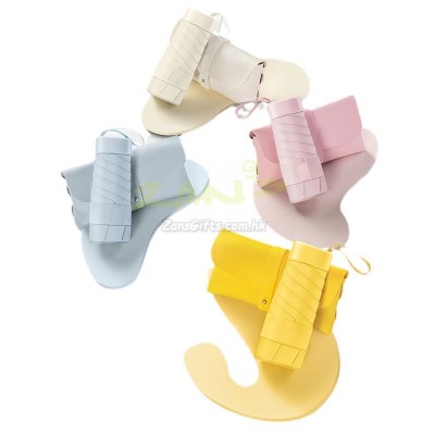 Pocket Leather Bag Ultralight Umbrella