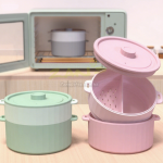 Silicone microwave steamer