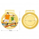 Football Metal Medal