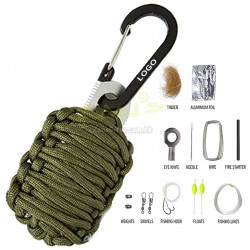 Outdoor Paracord Survival Kit Set