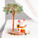 招财猫水晶树