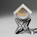 Rubik's Cube Crystal Trophy Rubik's Cube Crystal Trophy