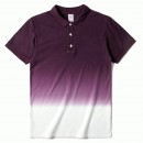 Gradient Colors Printed Polo Shirt