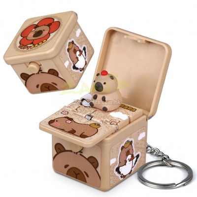 解壓3D公仔驚喜盒子鑰匙扣