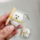 飯盒小熊捏捏樂鑰匙扣解壓玩具