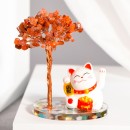 招财猫水晶树