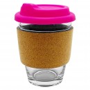 Carlo Glass Coffee Cup - Cork Band