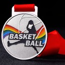 Basketball Metal Medal