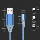 七彩流光磁吸充電線