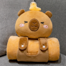 卡通抱枕毯子两用二合一