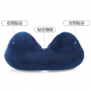 Pressurised inflatable U-shaped neck pillow