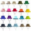 Frayed Solid‑Color Cotton Bucket Hat Frayed Solid‑Color Cotton Bucket Hat