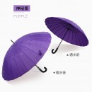 Water Activated Color Changing Flower Print Straight Umbrella