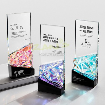 Iridescent Crystal Trophy Iridescent Crystal Trophy