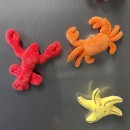 Stereoscopic Stuffed Animal Fridge Sticker