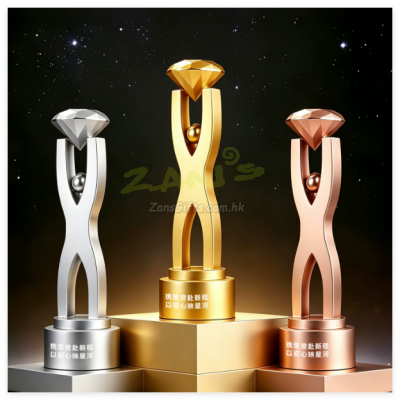 Creative Diamond Metal Trophy Creative Diamond Metal Trophy