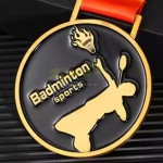 Badminton Metal Medal