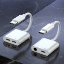 Type-C二合一耳機充電擴充器