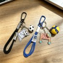 旋轉球類減壓鑰匙圈掛件