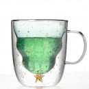 250ML Christmas-Tree Glass Mug