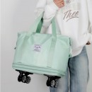Large Capacity Universal Wheel Dry And Wet Separation Expandable Waterproof Luggage Bag