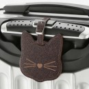 咖啡渣环保猫咪行李牌