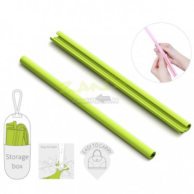 Silicone Straw with Bag