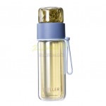 280ML Portable Glass Bottle with Infuser