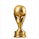 金屬棒球獎杯