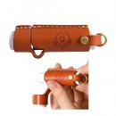 Hand Sanitizer Leather Case