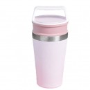 Portable Travel Coffee Mug, Stainless‑Steel Insulated Cup