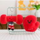 Sports series plush doll keychains