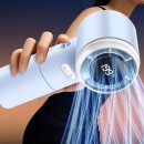 Multi-angle rotating and folding handheld fan