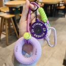 Grip trainer + dumbbell plate stress-relief keychain pendant Grip trainer + dumbbell plate stress-relief keychain pendant