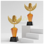 創意金屬話筒獎杯