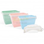 Silicone Folding Pouch Type Lunch Box