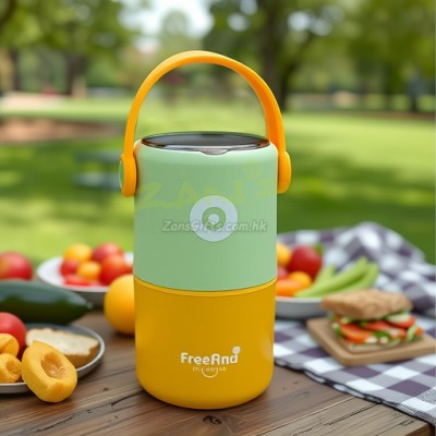 Japanese-style Double-layer Stainless Steel Lunch Box