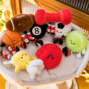 Sports series plush doll keychains