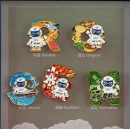 Anniversary special-shaped digital puzzle badge