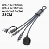 Multi-Functional Keychain Charging Cable