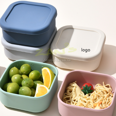 可微波加熱矽膠飯盒