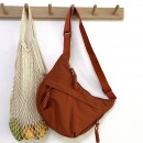 Nylon Crossbody Dumpling Bag