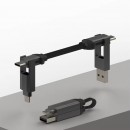 磁吸四合一數據線鑰匙扣