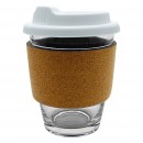 Carlo Glass Coffee Cup - Cork Band