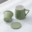 Ceramic tea separation tea cup