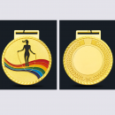 Rope Skipping Metal Medal