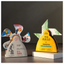 Creative Metal Rotating Crystal Trophy Creative Metal Rotating Crystal Trophy