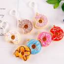 甜甜圈捏捏樂減壓玩具鑰匙扣